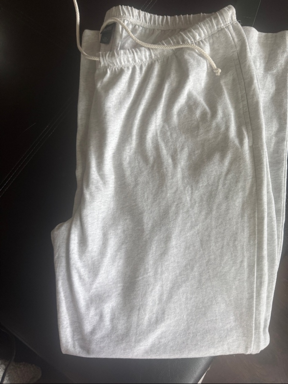 New w tag wild fable Light Gray Wide-Leg Drawstring Pants really nice & soft XXL